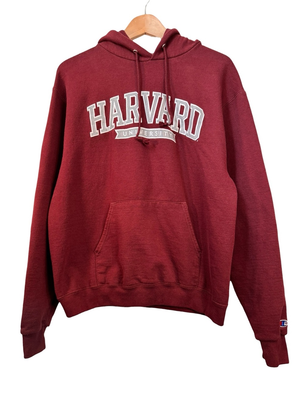 Champion Harvard University Hoodie Mens Medium Sweatshirt Ivy League Classic